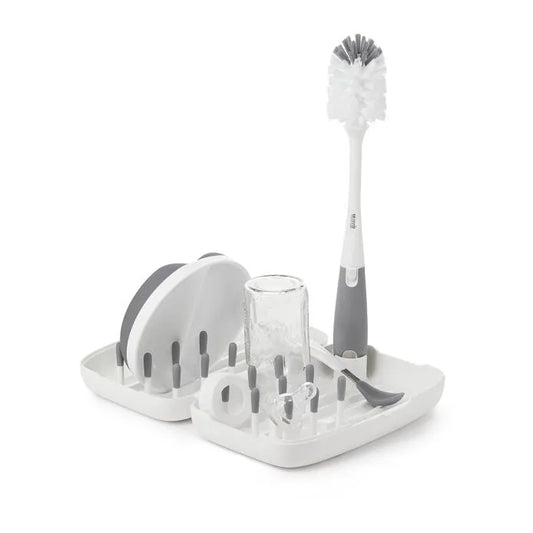 On-the-Go Drying Rack with Bottle Brush