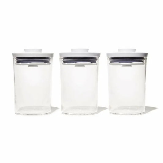 POP Round Canister 3-Piece Mini Bath Set (0.6 Qt)