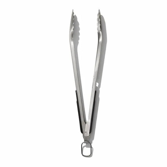 Grilling Tongs with Built-In Bottle Opener