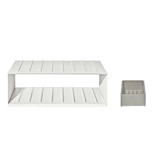 Water Bottle Organizer with Accessory Bin