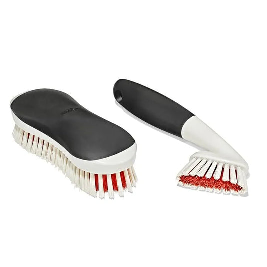 Grout Brush & Heavy Duty Scrub Brush Combo Set