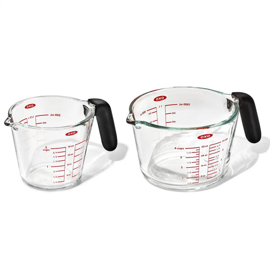 2-Cup and 4-Cup Glass Measuring Cup Set