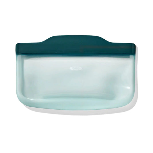 Silicone Reusable Bag - Snack Bag (12 oz) - Lagoon